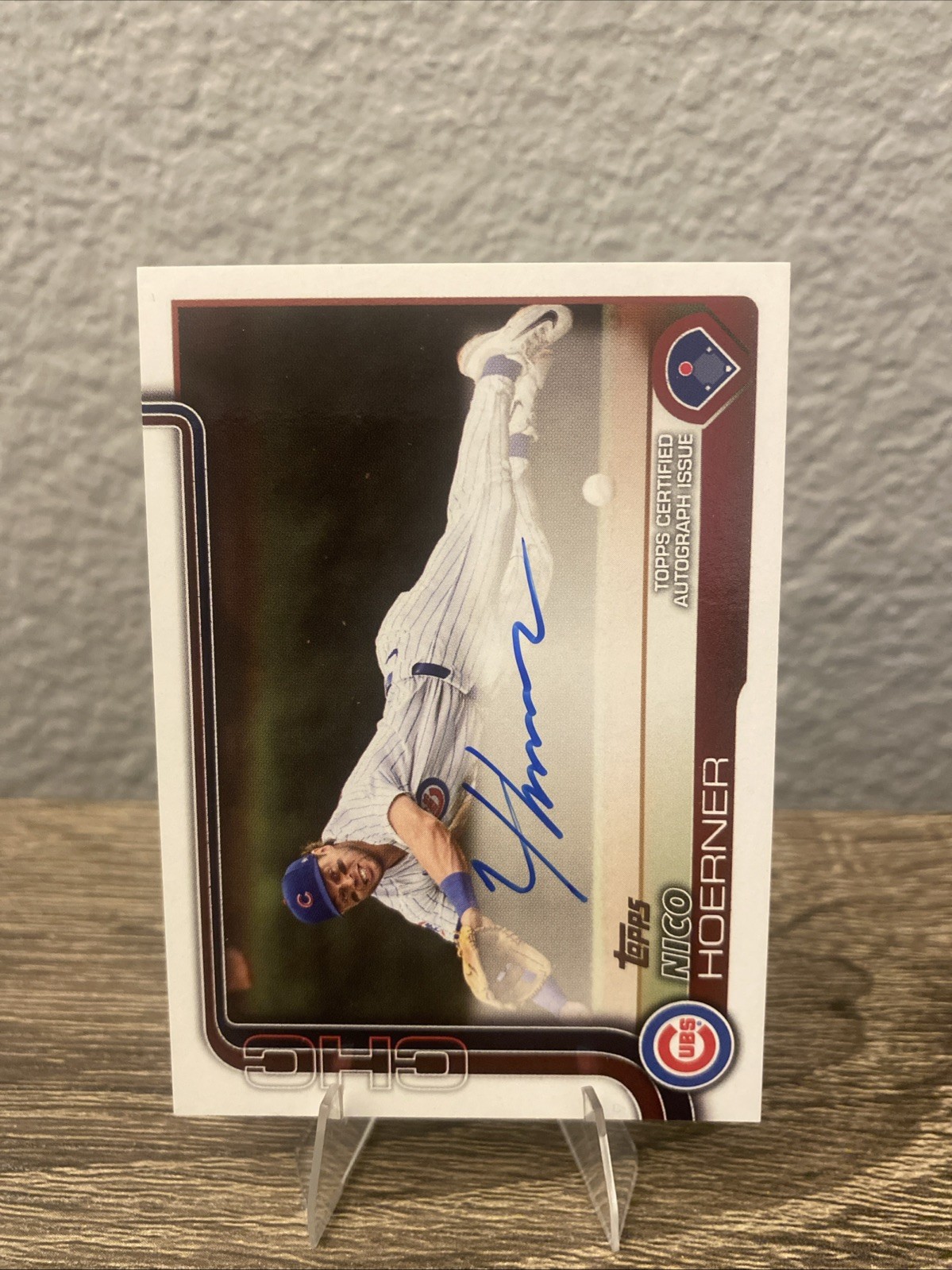 2025 Topps Series 1 Flagship Real One Autographs Nico Hoerner ON-CARD AUTO #38