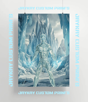Iceman X-Men Marvel Comic Poster Print - No Frame