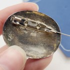 Vintage White Sands Sterling Silver 925 Mother of Pearl Oval Brooch Pin NOS — photo 8