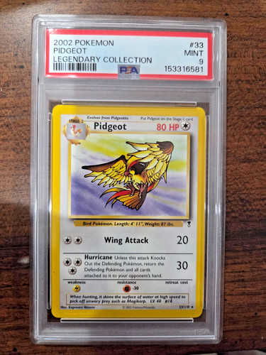 Pidgeot graded PSA 9 for sale on eBay