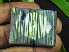 Pierre précieuse en vrac coupe facettée octogonale multi labradorite 29 x...