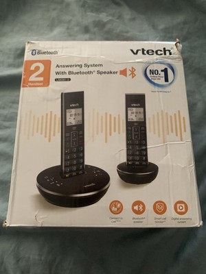 VTech Phone Answering System With Bluetooth Speaker  LS6381-2 Open Damaged Box