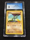 Pokemon Machop 52/102 from Base Set 1st Edition Shadowless in a CGC 9 !!