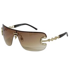 GUCCI GG2771 Plastic Gold Plated Sunglasses Brown