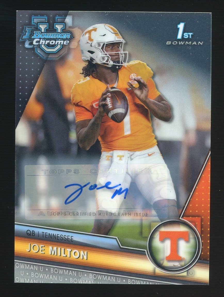 2023 Bowman U Chrome #148 Joe Milton RC Rookie AUTO