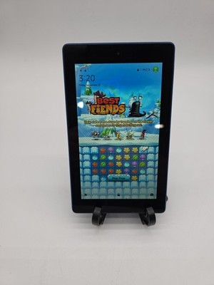 Amazon Fire 7 7th Gen 8GB Black Tablet Wi-Fi SR043KL Tested Working Reset