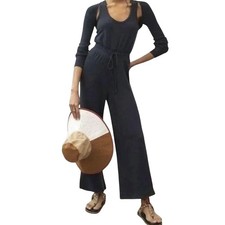Anthropologie Daily Practice Soft Reflection Jumpsuit Size XSP Wide Leg Casual