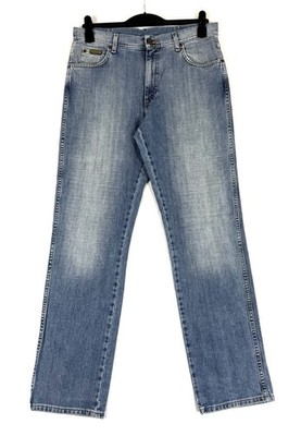 Wrangler Jeans Texas Regular Straight Herren W34 L32 Blau Comfort Denim Hose