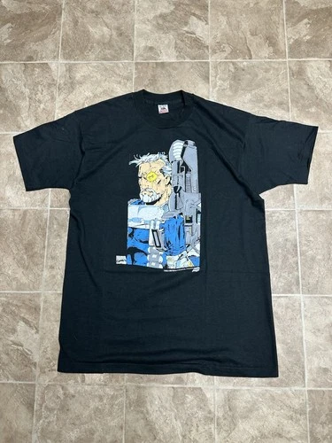 Vintage Marvel X-Men Cable Tee Mens Size XL 1990s Comic Cook Rare VTG EUC Clean