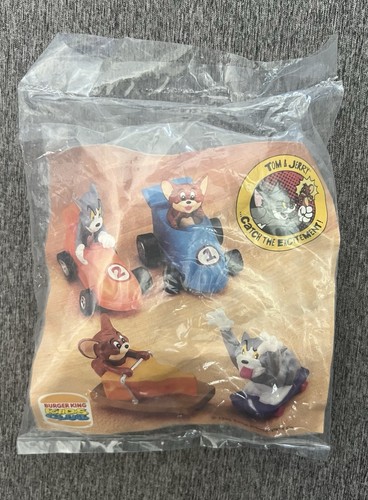 TOM AND JERRY TOM TRAMPA DE QUESO VEHÍCULO BURGER KING KIDS CLUB 1995 JUGUETE - Imagen 4 de 5