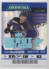 2019 Credentials Debut Ticket Access 123/999 Tier 1 Mackenzie MacEachern #59 ew7