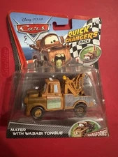 Mattel Disney Pixar Cars Quick Changers Race MATER WITH WASABI TONGUE Transforms
