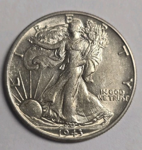 1943 Walking Liberty Half Dollar AU