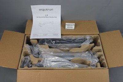 Ergotron 45-353-026 Wall Mount Load Capacity: 3.2-11.3 Kg 360° Unused