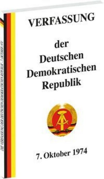 Die Verfassung Der Deutschen Demokratischen Republik Harald Rockstuhl-image
