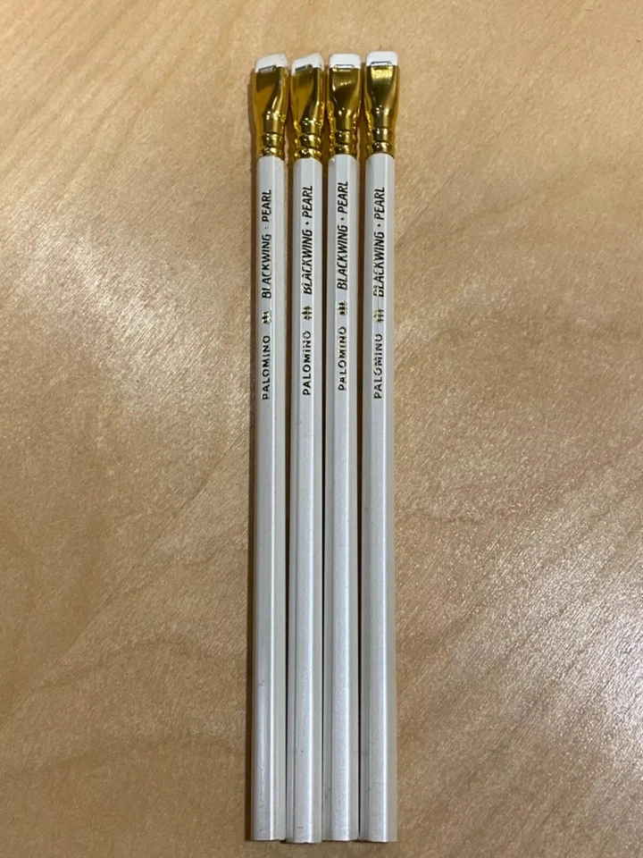 Blackwing Pencil Palomino Pearl Juego de 4 lápices borrador blanco Foto 3 de 3