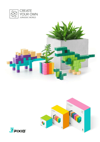PIXIO100 Blocchi Magnetici in 6 Colori App Gratuita - Foto 7 di 10