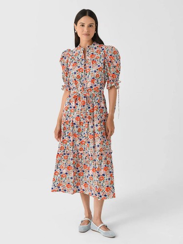 Hunter Bell Holloway Dress in color Catnap size L