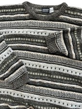 Vintage Coogi Style Men’s Knights Bridge Sweater Size XL USA Made Multicolored