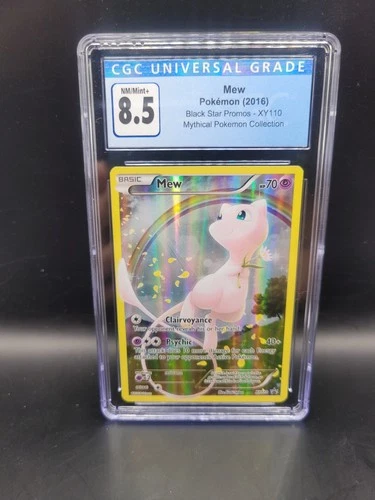Pokémon TCG Mew Black Star Promo 2016 Graded Cgc 8.5 Mythical Pokémon Collection