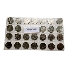 2018 Royal Mint 10p A-Z Alphabet Coins Full Set 26 coins uncirculated 