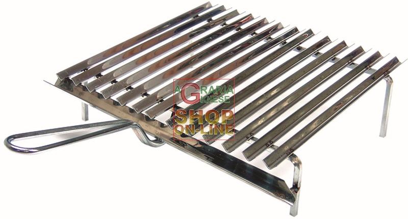 Griglia In Acciaio Inox DE LUCA Per Cucina Professionale - 26 Cm - Foto 9