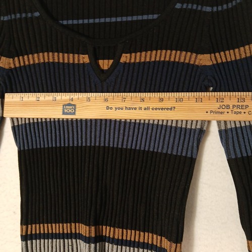 Suéter Pullover Casa Blanca Mercado Negro Nuevo con Etiquetas Talla S Nylon/Rayón Elastizado - Imagen 6 de 10