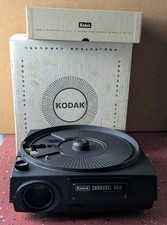 Vintage KODAK Carousel SLIDE PROJECTOR Model 600 Original Box AS IS