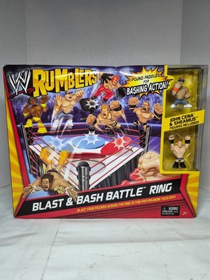 Mattel WWE Rumblers John Cena Sheamus Blast & Bash Battle Ring Playset 2010
