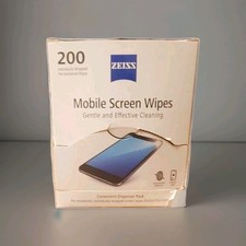 ZEISS Pre-Moistened Wipes, Screen Cleaner OPEN BOX 182 wipes