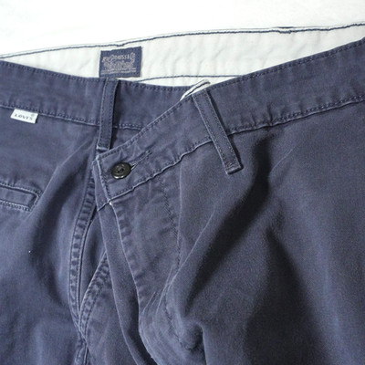 Levi Strauss & Co Two Horse Brand Pants Men's 40x30 Navy Blue Slacks Trousers