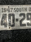 Vintage 1947 South Dakota License Plate 0322 — photo 3