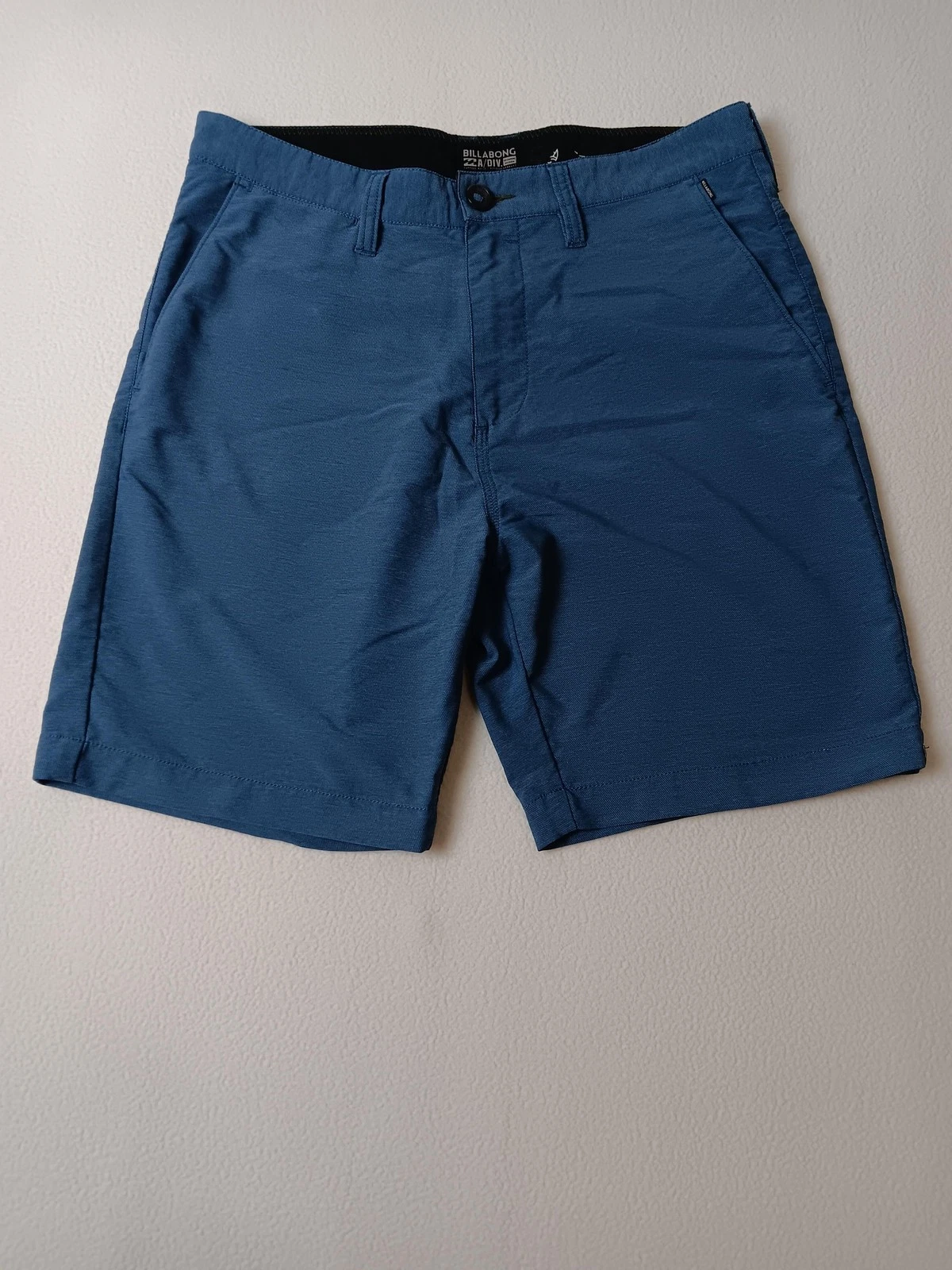 Billabong A/Div Chino Shorts Mens 31 Blue Quick Dry Stretch Casual Summer