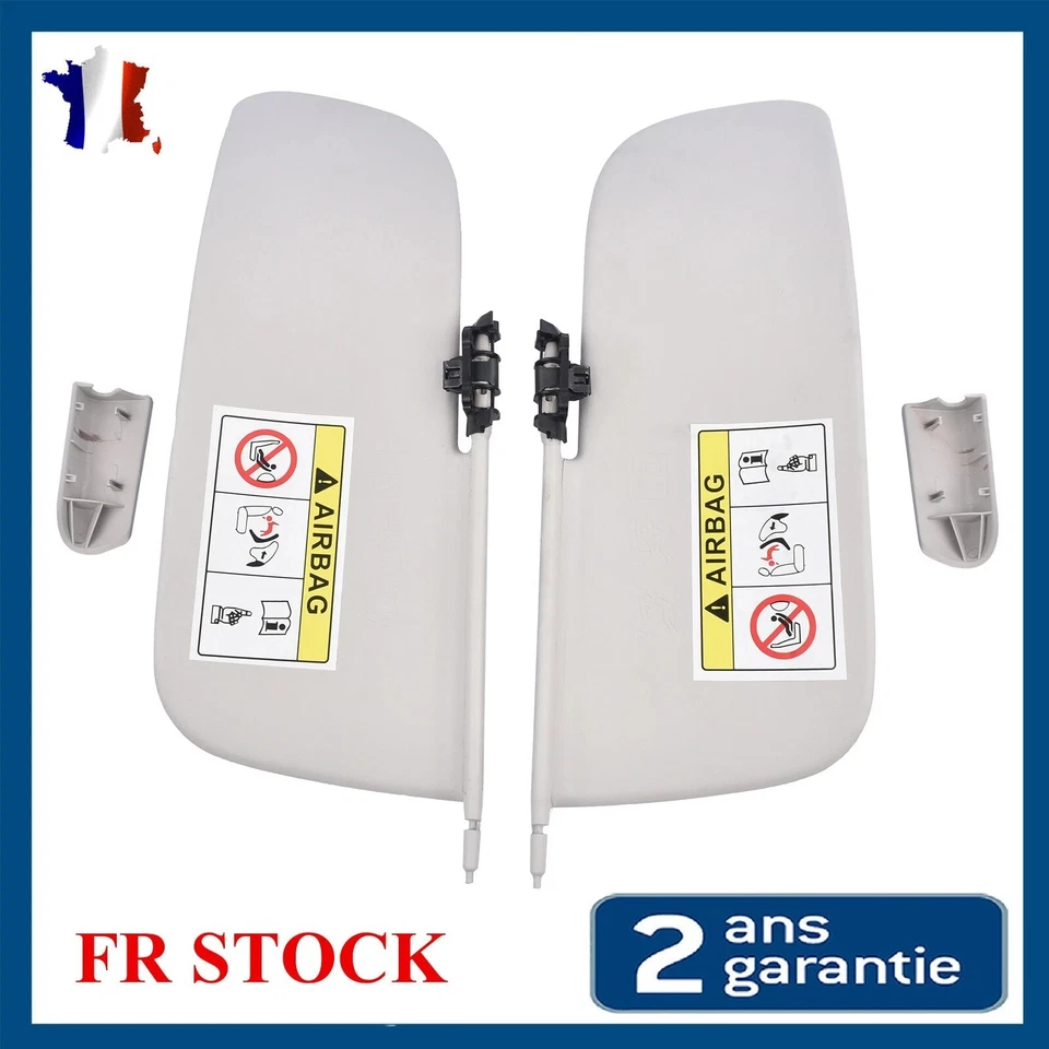 Visières pare-soleil Avant Gauche Droite Pour Citroën C3 II SC 09-16 1613251480