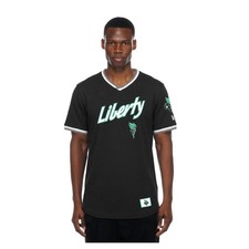Unisex New Era  Black New York Liberty Sport Classics Capsule V-Neck Fashion