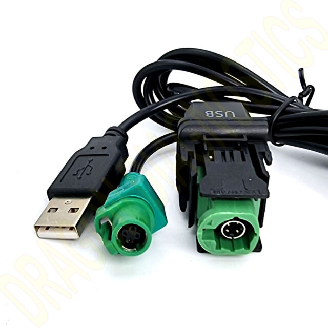 USB Cable For VW Golf Jetta Mk5 Mk6 R32 OEM Port Factory Adaptor Aftermarket 2.0 CQ10849