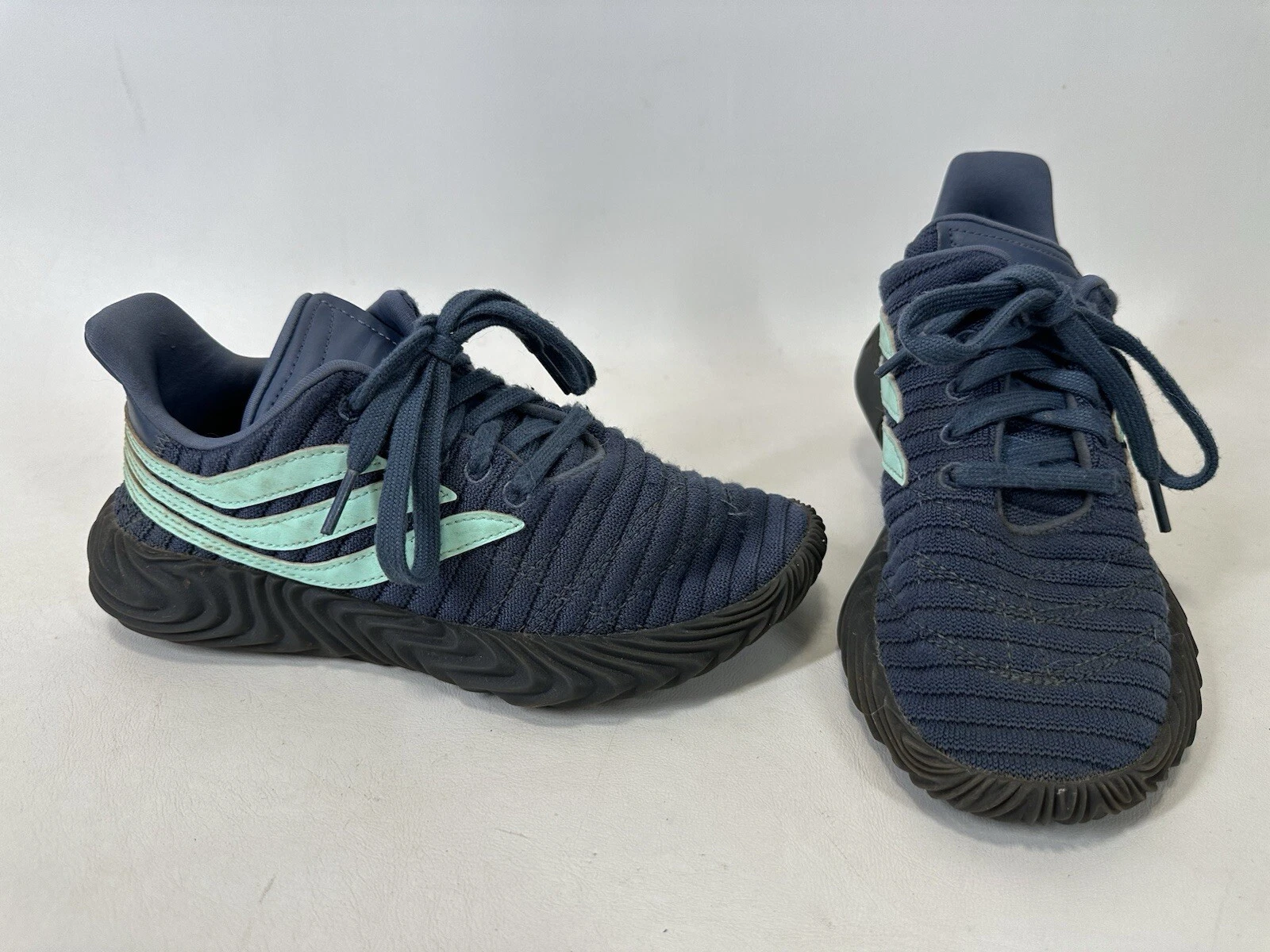 Adidas Sobakov scarpe sneakers basse blu taglia 4 5