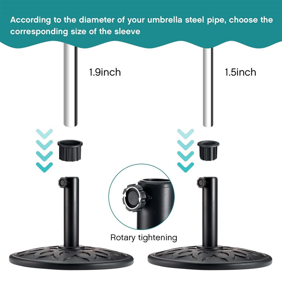 Umbrella Base Stand Hole Ring Plug Cover Cap Patio Parasol Replacement