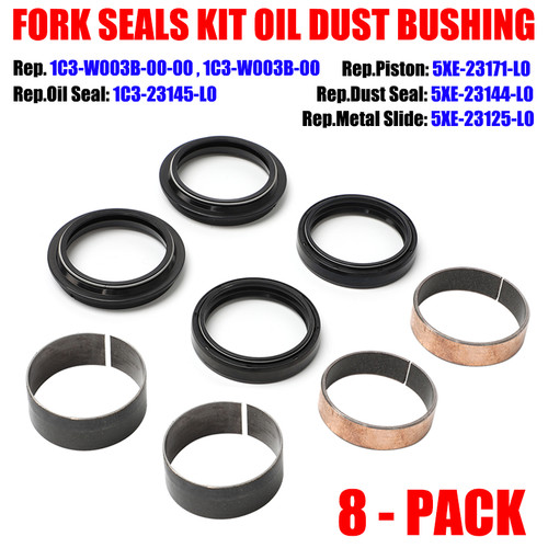For Yamaha YZ125 YZ450F YZ250 WR250F YZ125 Fork Oil Seal Kit With Dust Seals *8 - Bild 1 von 11