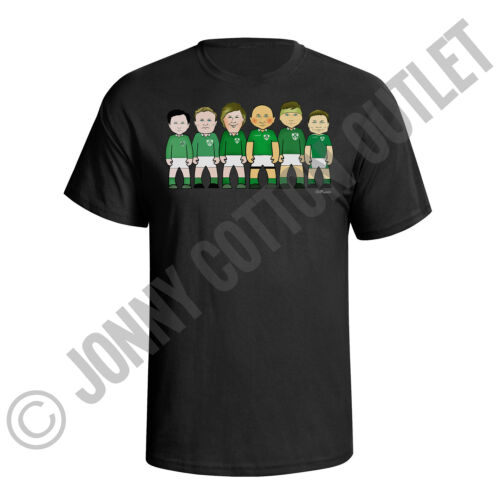 VIPwees Herren BIO Baumwolle T-Shirt Rugby Union Legends 6/Tri Nationen Team auswählen - Bild 11 von 41