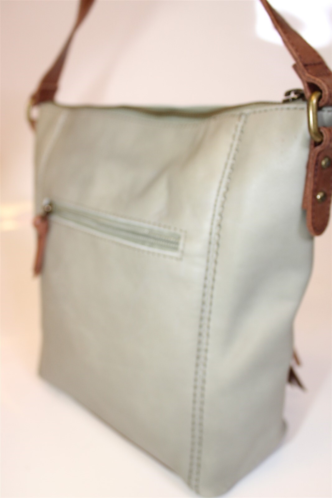 The Sak Ashland Leather Crossbody NWD Meadow Green Small Shoulder Purse