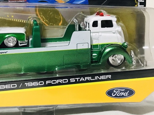 Grúa Ford Starliner 1960 Car & Coe plataforma plana diseño Maisto modelos 1:64 rara - Imagen 2 de 10