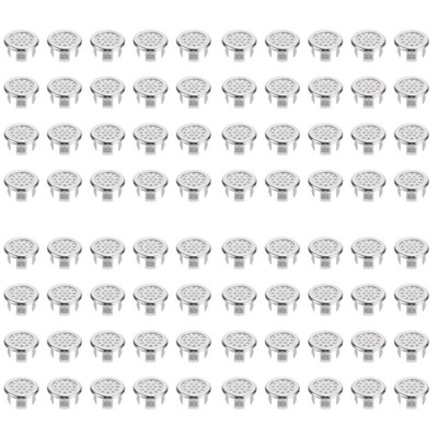 80 Pcs Waschbeckenabdeckung Badezimmerzubehör Waschbecken-Überlaufabdeckungen