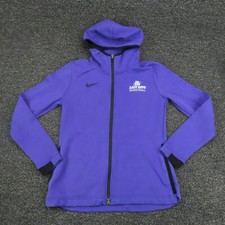 Nike Jacket Womens Medium Purple Dri-Fit Full Zip Long Sleeve Casual Gym Ladies