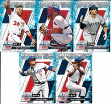 2021 Topps Opening Day Outstanding Opening Day 5 Card Lot with Bryce Harper NM