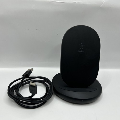Belkin Boost Charge Wireless Charging Stand 15W- Black For Apple, Samsung,Google