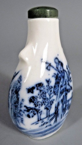 China Chinese Blue & White Children Porcelain Snuff Bottle Qing ca. 19-20th c. - Picture 6 of 12