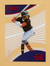 2023 Panini Chronicles Clear Vision Brandon Mayea 049/100 Red #21 Yankees