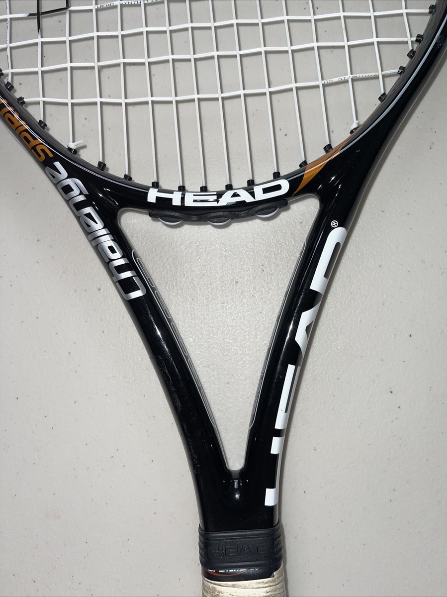 Raquette HEAD Challenge Spirit Microgel – Taille De Grip 4 3/8″ – Avec étui Et 3 Poignées