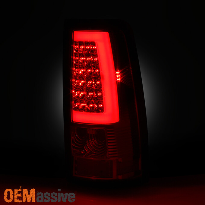 Fit 99-02 Chevy Silverado 99-06 GMC Sierra Red LED Tail